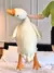 Brinquedo de pelúcia de ganso branco para crianças, super macio, animais de pelúcia - travesseiro de abraço