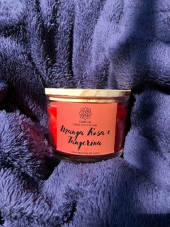 Vela Aromátoca Manga Rosa e Tangerina