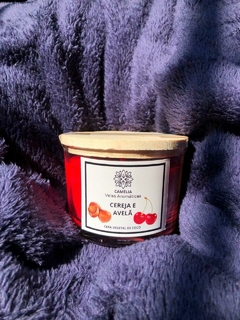 Vela Aromática Cereja e Avelã
