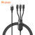 Cabo carregador 3 em1 Lightning Tipo C Micro USB 66W/6A 1,2M - comprar online
