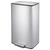 Lixeira Retangular Inox Escovado Pedal 40l Plana Brinox