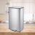 Lixeira Retangular Inox Escovado Pedal 40l Plana Brinox - Bella Yoyo Home