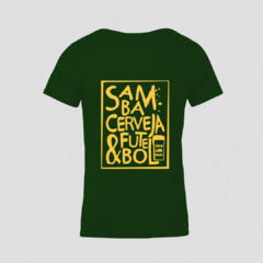 T-Shirt Samba, Cerveja e Futebol - comprar online