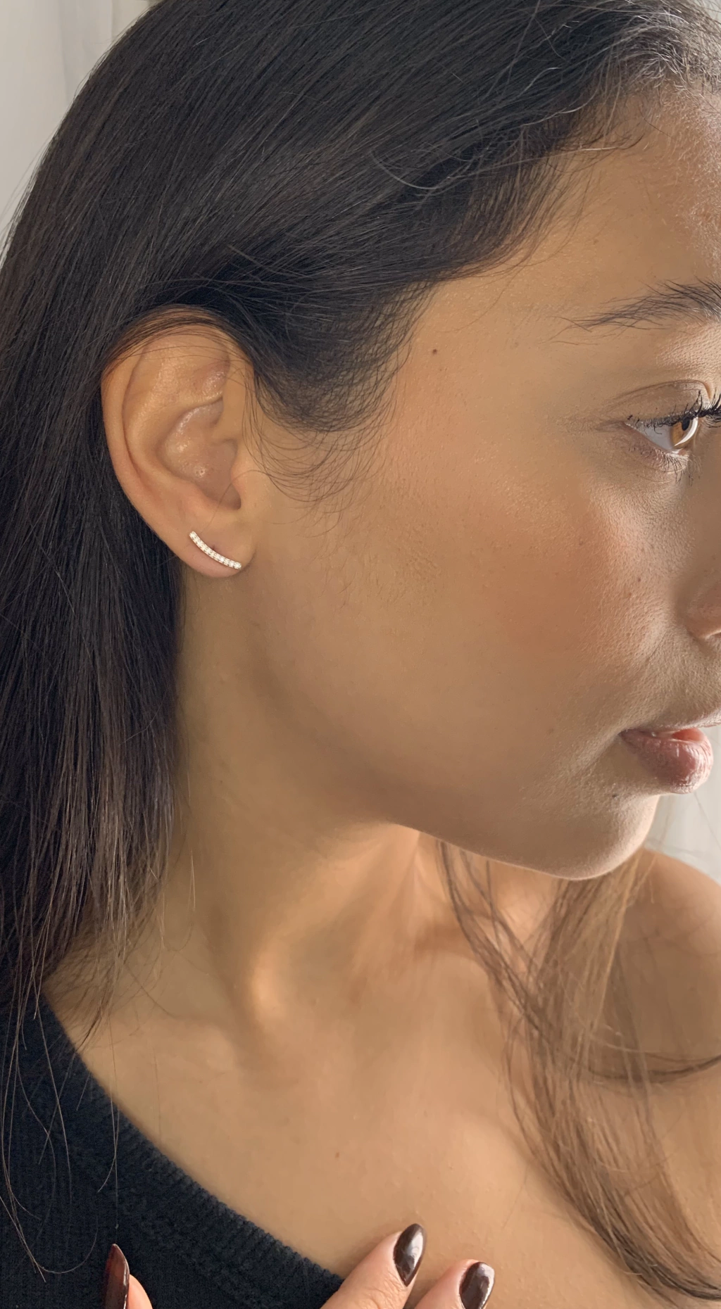 Ear Cuff cravejado