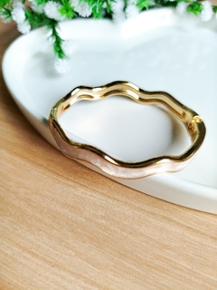 Pulseira Ondulada Pérola