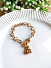 Pulseira Ouro com Pingente Urso