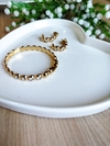 Pulseira Ouro Cravejada Brilho