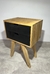 Mesa de luz NEREA Negra - Rowa muebles