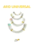 ARCO/ARO DE METAL PARA LINGERIE - MODELO UNIVERSAL (50 PARES / 100 UNIDADES)