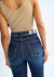 CALÇA JEANS SKINNY CINTURA ALTA ESCURA SHAPING LEZALEZ na internet