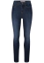 CALÇA JEANS SKINNY CINTURA ALTA ESCURA SHAPING LEZALEZ - Caramella