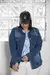 407RA- CAMPERA DE JEAN CON CINTURA Y TACHAS TALLE en internet