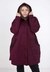 SHA07- MAXI CAMPERA LANA FRIZADA CON CAPUCHA
