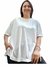 REM04 - REMERA IBIZA BRILLO ELASTIZADA CON TAJO TALLE en internet