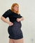 POL003- POLLERA GLITER DE CREP ELASTIZADO TALLE - comprar online