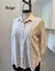 M25063- ELSA CAMISA OVERSIZE RAYADA