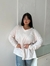 REMERA MODAL SOFT RAYADA MANGA LARGA T.U (6-7) - tienda online