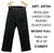 2073N- WIDE LEG LARGO NEGRO CON RUEDO en internet