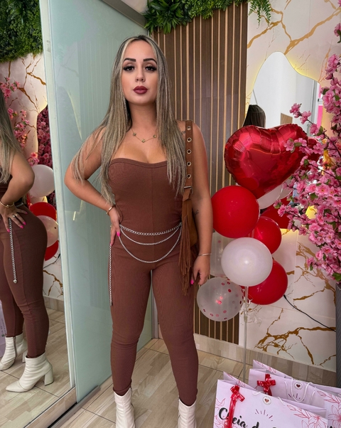 Macacão tricot modal