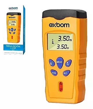 Trena Digital A Laser 18 Metros Tem-d15 Exbom