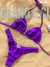CONJUNTO VIOLETA - TOP DE CORTININHA E CALCINHA ASA DELTA na internet