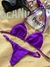 CONJUNTO VIOLETA - TOP DE CORTININHA E CALCINHA DE REGULAGEM - comprar online