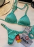 CONJUNTO GREEN APPLE - TOP CORTININHA E CALCINHA COM ARGOLAS - Oceano & Cia