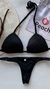 CONJUNTO BLACK - TOP DE CORTININHA E CALCINHA DE REGULAGEM