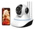 Câmera Ip 3 Antenas Wifi Wireless 3 Geração Visão Noturna na internet