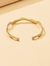 1 Peça Estilo Boêmio Aço Inoxidável Bracelete Para Mulheres Saia Acessório , Ajustável Aceno Aço Titânio Pulseira Para Homens Jóias De Casal na internet