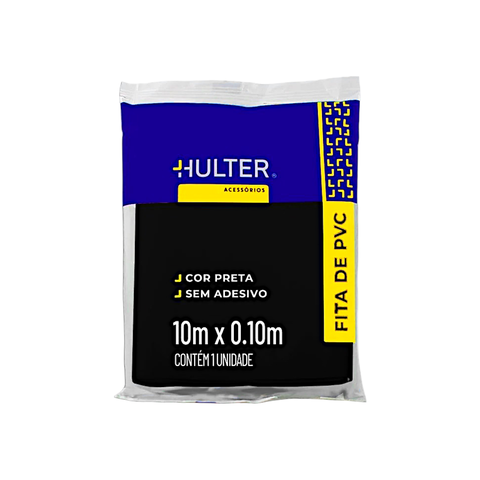 FITA PVC 10CM X 10M PARA AR CONDICIONADO PRETA - HULTER - comprar online
