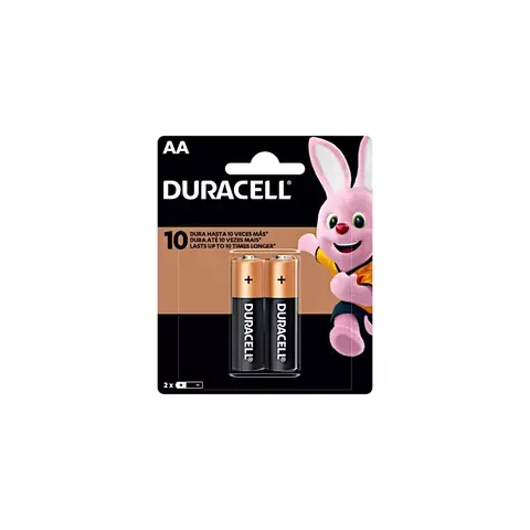 PILHA DURACELL ALCALINA AA-PEQUENA CARTELA C/ 2 UND. - DURACELL - comprar online