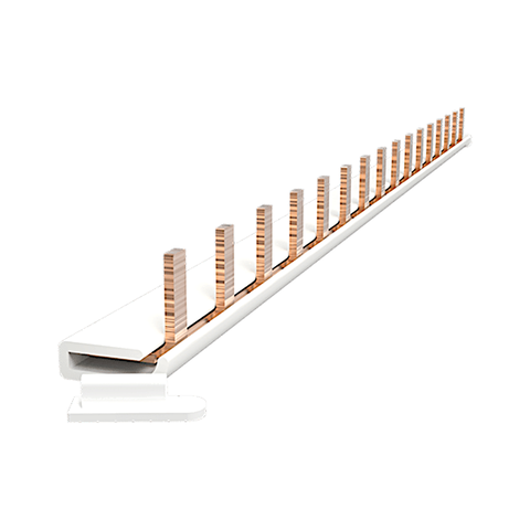 BARRAMENTO PENTE MONO 56P DIN 63A BP63-E1/100 1MT - ENERBRAS - comprar online