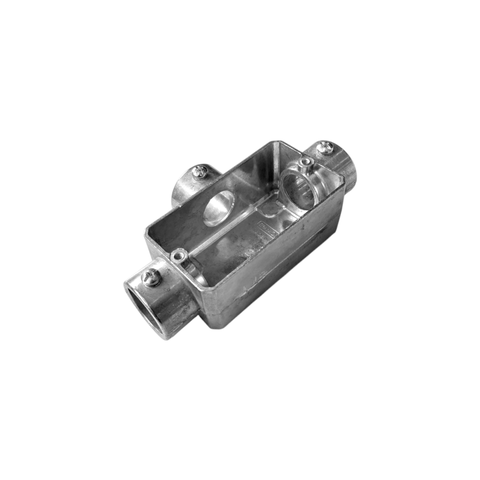 CONDULETE TIPO T 3/4" POL. FIXO ALUMÍNIO S/ TAMPA S/ ROSCA - TRAMONTINA - comprar online