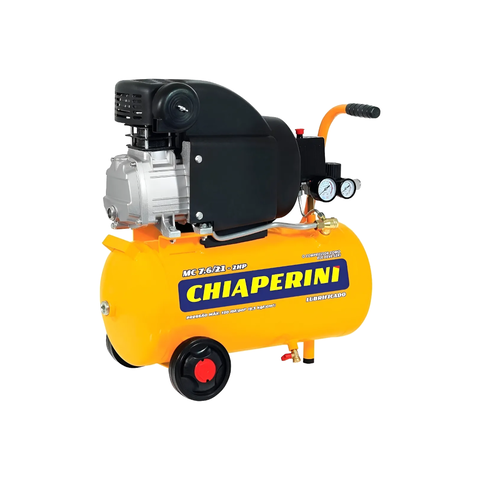 compressor ar 7.6 21l 2hp s/kit chiaperini - comprar online