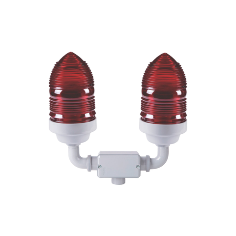 SINALIZADOR DUPLO VERMELHO EM ALUMÍNIO 60W - TRAMONTINA - comprar online