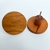 Kit 2 Ganchos 10 cm Redondo Madeira Nobre Pendurador Luxo - comprar online