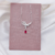 Colar Laço Gota Vermelho