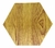 Piso Autoadhesivo Hexagonal símil Madera 6 - comprar online