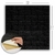 Placa 3D autoadhesiva ladrillo negro