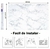 Vinilo decorativo símil mármol carrara - tienda online