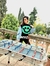 BUZO SMILE CON MANGAS DE JEANS