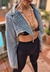 CAMPERA DE JEANS CON TACHAS - comprar online