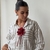 CORBATÍN FLOR ROJA - comprar en línea