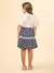 Conjunto de Laise Azul Floral na internet