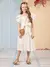 Vestido Off White de Laise com Babados - comprar online