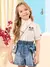 Camisa com Patch e Estampa da Minnie Mouse