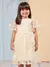 Vestido de Tule com Flores 3D
