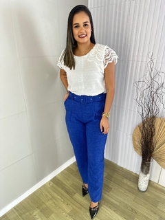 Calça linho slim - comprar online