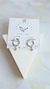 Argollas con dije de gota - comprar online